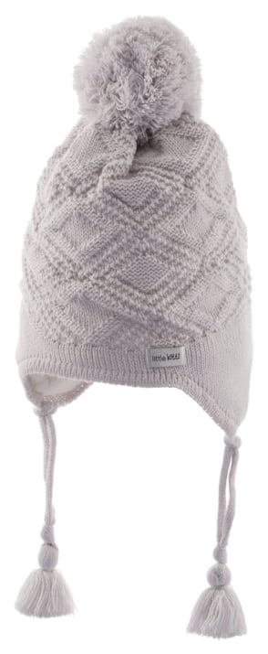 Детска шапка за момче,светло сив цвят