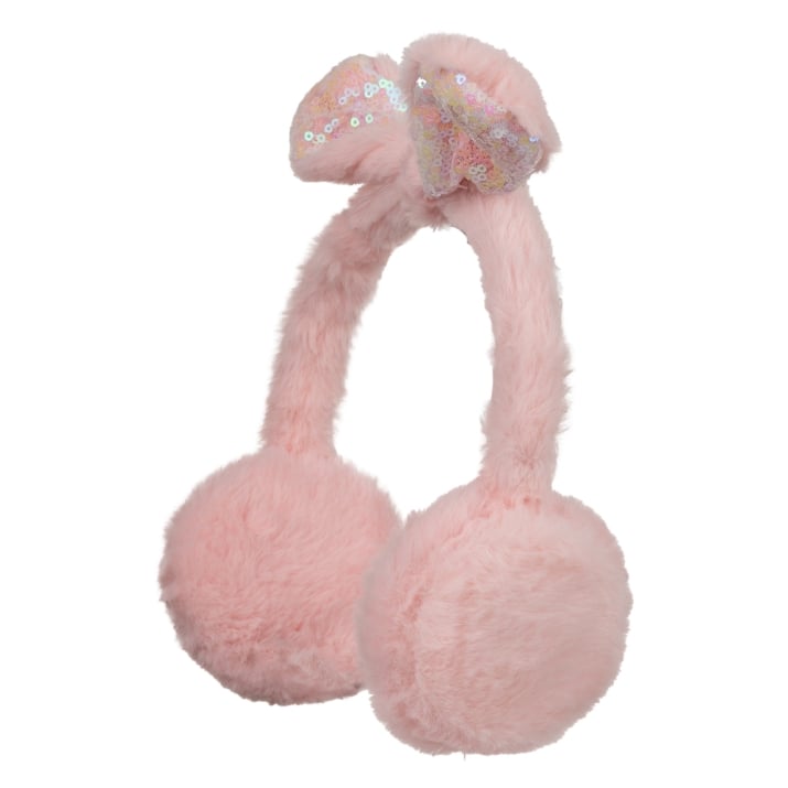 Детски ушанки момиче, розов цвят