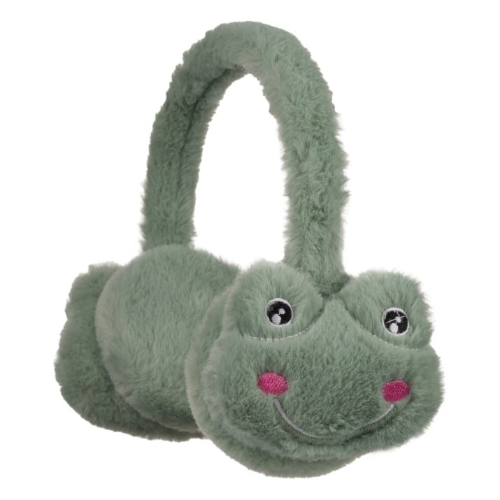 Детски ушанки момиче, зелен цвят