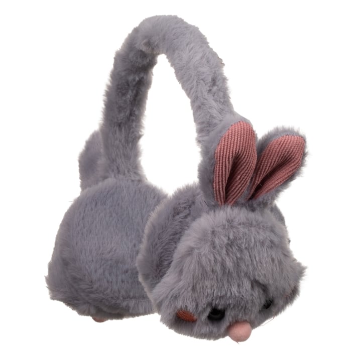 Детски ушанки момиче, сив цвят