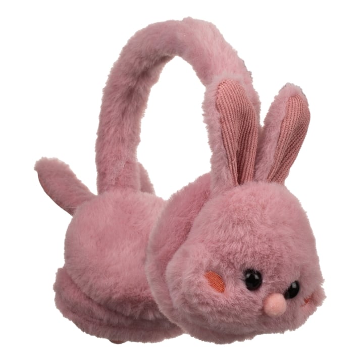 Детски ушанки момиче, тъмно розов цвят