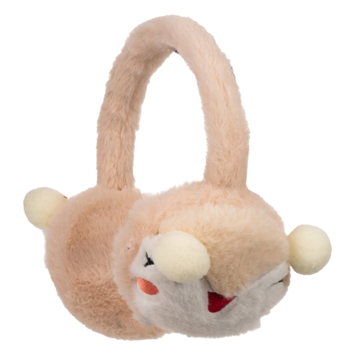 Детски ушанки момиче, бежов цвят