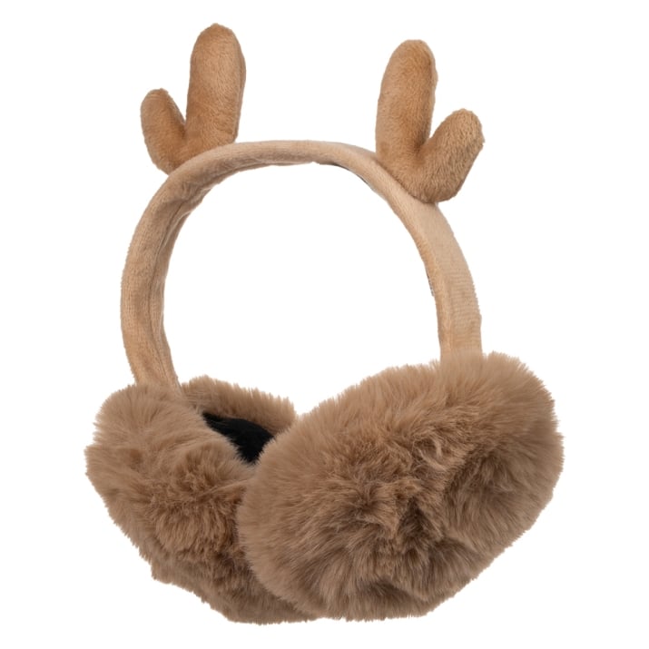 Детски ушанки момиче, кафяв цвят