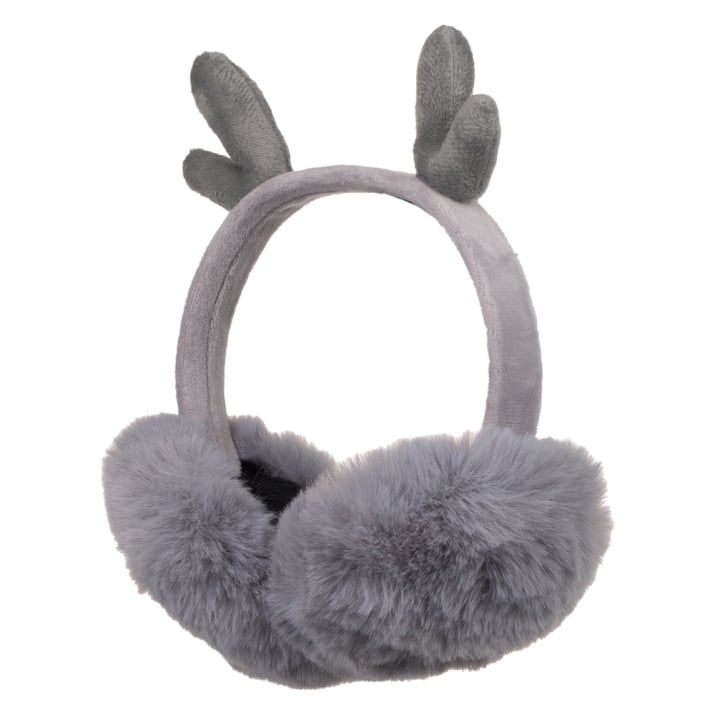 Детски ушанки момиче, сив цвят