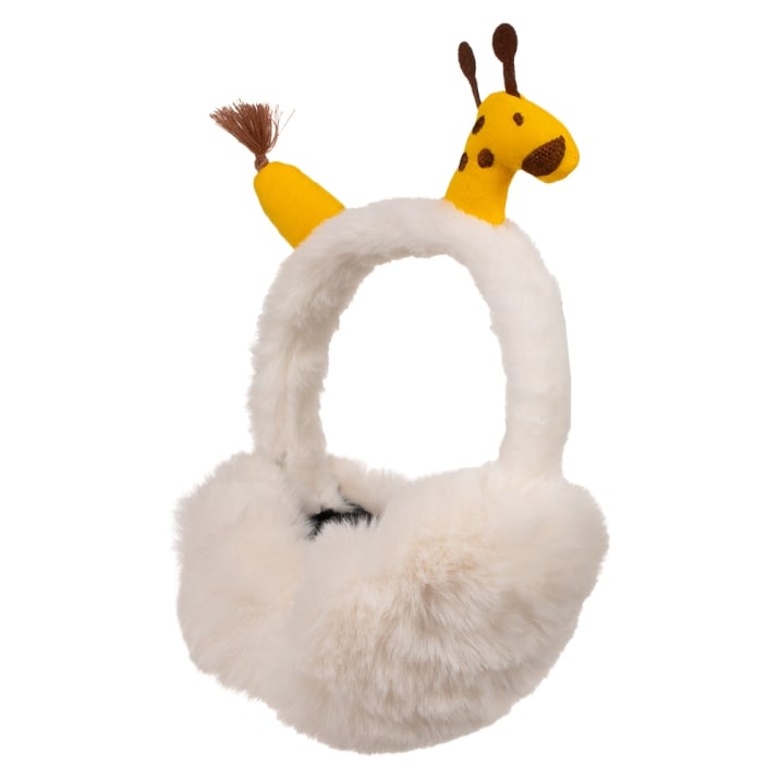 Детски ушанки момиче, бял цвят