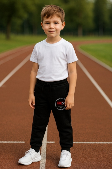 Детска долница за момче, черен цвят