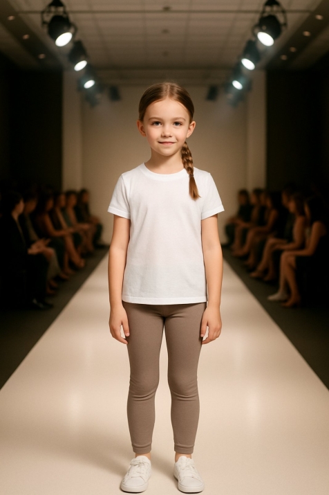 Детски клин, кафяв цвят 