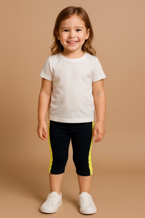 Детски клин 7/8, черен цвят