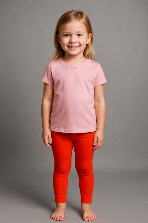 Детски клин, червен цвят