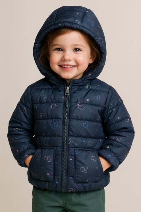 Детско яке момиче Мини Маус, син цвят