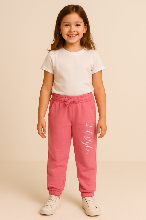 Детска долница момиче, черен цвят