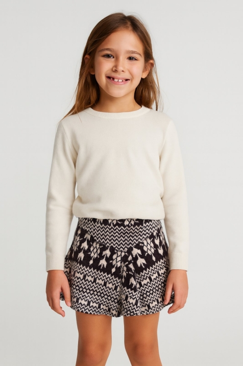 Детска пола, сив цвят