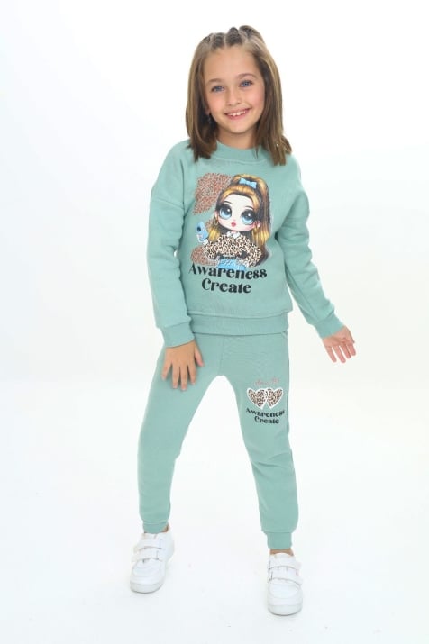 Комплект момиче дълъг ръкав