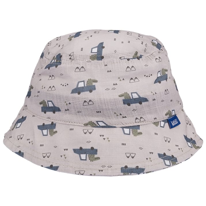 Детска шапка за момче, сив цвят