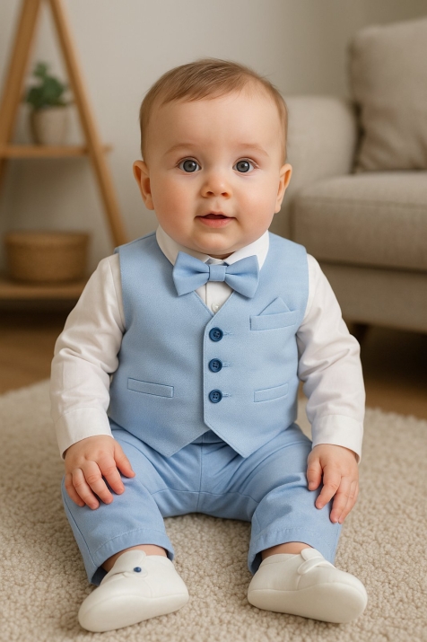 Комплект за изписване от 4 части, син цвят 