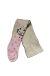 Бебешки чорапогащник момиче вата, розов цвят