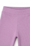 Детски спортен панталон за момиче рипс, лилав цвят