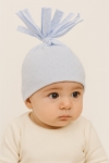 Бебешка шапка Baby boy, син цвят