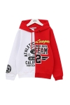 Детски суитшърт момче Hoodie, червен цвят