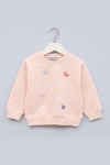 Детска блуза момиче дълъг ръкав, розов цвят