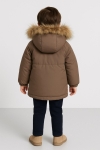 Детско зимно яке за момче, кафяв цвят 