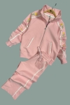 Детска комплект за момиче, розов цвят