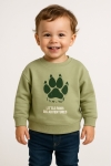 Детска блуза за момче с дълъг ръкав, зелен цвят