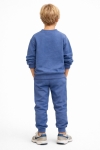 Детски комплект за момче с дълъг ръкав, тъмно син цвят