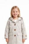 Детско яке моммиче, сив цвят