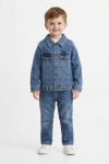 Детско дънково яке, син цвят