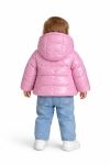 Детско яке момиче, розов цвят