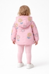Детско яке момиче, розов цвят