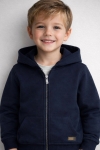 Детски суитшърт за момче, тъмно син цвят 