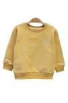 Детска блуза за момче с дълъг ръкав, жълт цвят