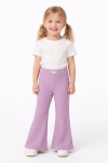 Детски спортен панталон за момиче, лилав цвят 