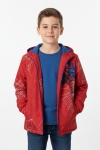 Детско яке за момче, червен цвят