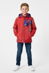 Детско яке за момче, червен цвят