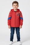 Детско яке за момче, червен цвят  