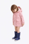 Детско яке за момиче, светло розов цвят