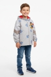 Детско яке за момче, сив цвят 