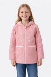 Детско яке за момиче, свтло розов цвят
