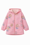 Детско яке за момиче, светло розов цвят