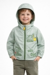 Детско яке за момче, зелен цвят