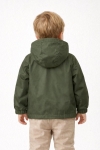 Детско яке за момче, тъмно зелен цвят