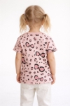 Детска тениска за момиче, розов цвят