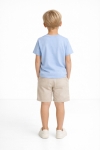 Детска тениска за момче, син цвят 