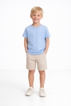 Детска тениска за момче, син цвят 