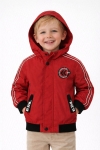 Детско яке за момче, червен цвят