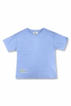 Детска тениска за момче, син цвят 