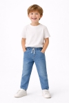 Детски дънки за момче, син цвят   